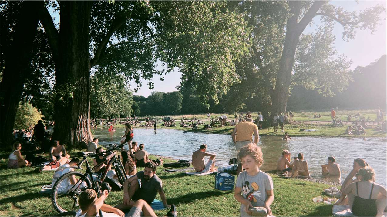 Parks in Munich - The English Garden